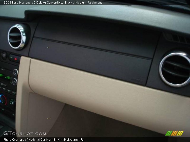 Black / Medium Parchment 2008 Ford Mustang V6 Deluxe Convertible