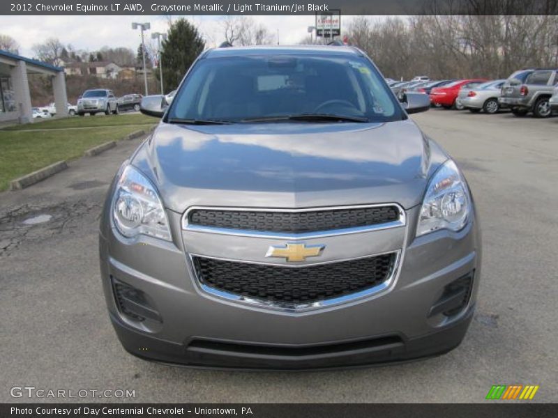 Graystone Metallic / Light Titanium/Jet Black 2012 Chevrolet Equinox LT AWD
