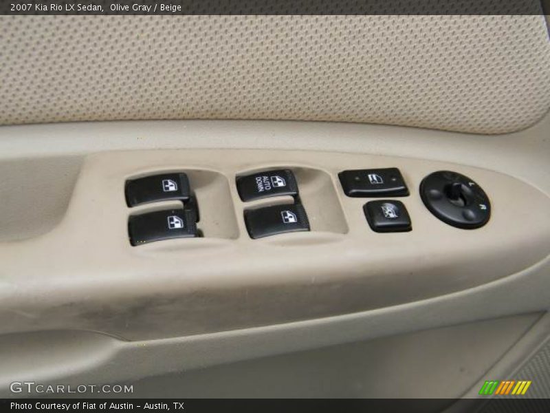 Olive Gray / Beige 2007 Kia Rio LX Sedan