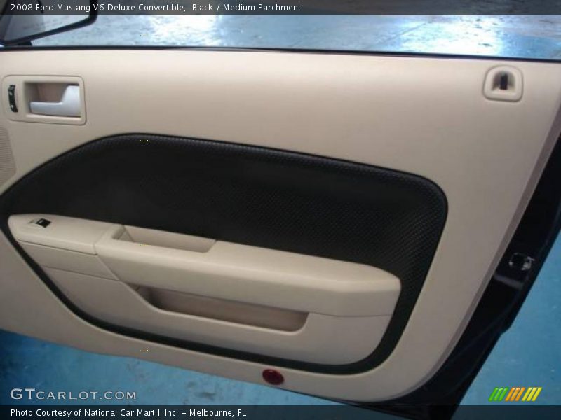 Black / Medium Parchment 2008 Ford Mustang V6 Deluxe Convertible