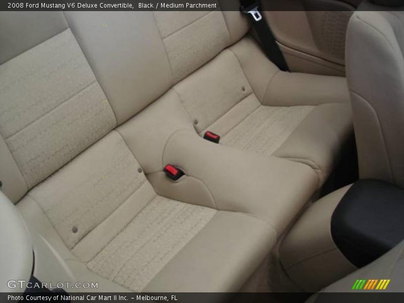 Black / Medium Parchment 2008 Ford Mustang V6 Deluxe Convertible