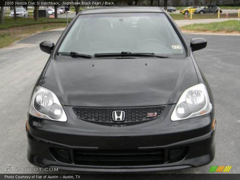 Nighthawk Black Pearl / Black 2005 Honda Civic Si Hatchback
