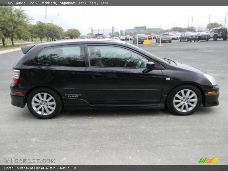Nighthawk Black Pearl / Black 2005 Honda Civic Si Hatchback