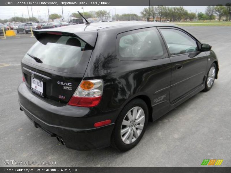 Nighthawk Black Pearl / Black 2005 Honda Civic Si Hatchback