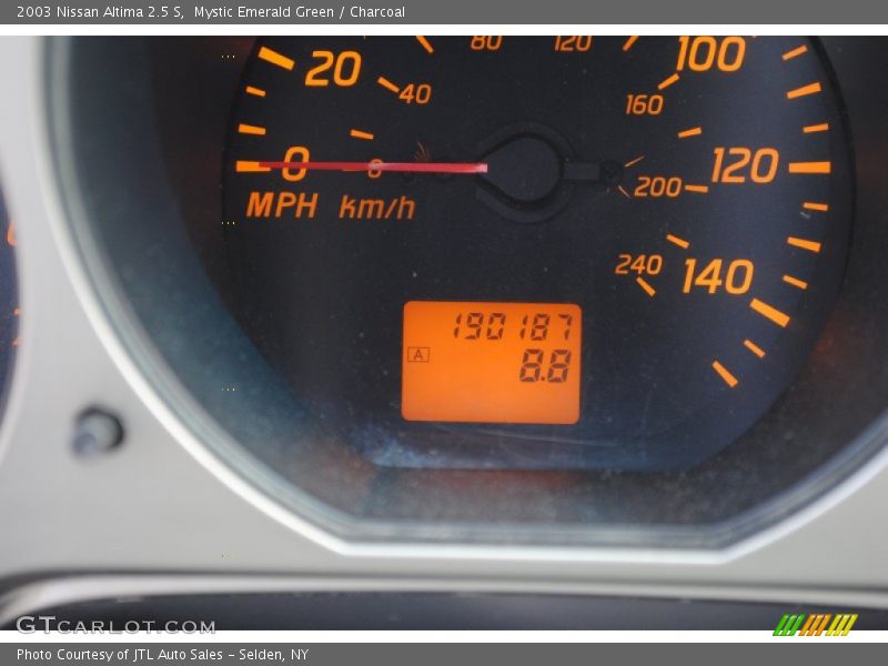 Mystic Emerald Green / Charcoal 2003 Nissan Altima 2.5 S