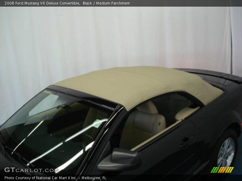Black / Medium Parchment 2008 Ford Mustang V6 Deluxe Convertible