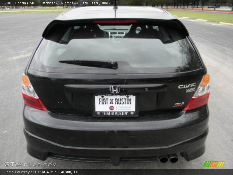 Nighthawk Black Pearl / Black 2005 Honda Civic Si Hatchback