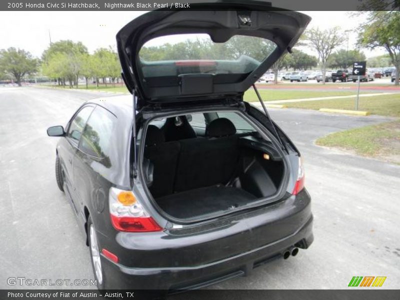 Nighthawk Black Pearl / Black 2005 Honda Civic Si Hatchback