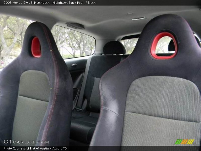 Nighthawk Black Pearl / Black 2005 Honda Civic Si Hatchback