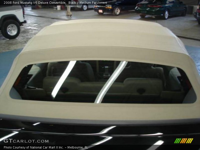 Black / Medium Parchment 2008 Ford Mustang V6 Deluxe Convertible