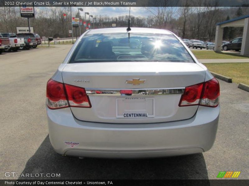 Silver Ice Metallic / Jet Black/Medium Titanium 2012 Chevrolet Cruze LS