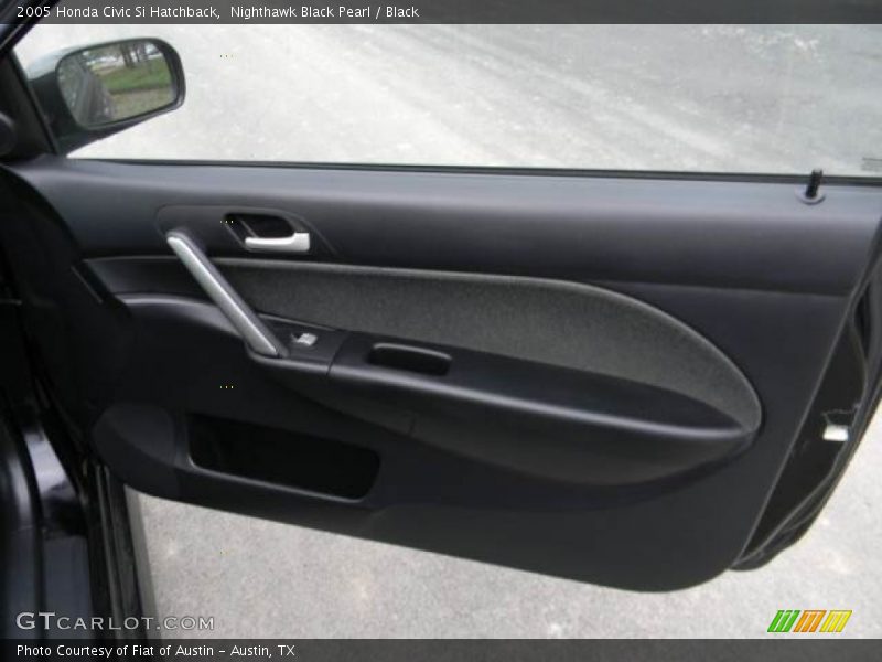 Nighthawk Black Pearl / Black 2005 Honda Civic Si Hatchback