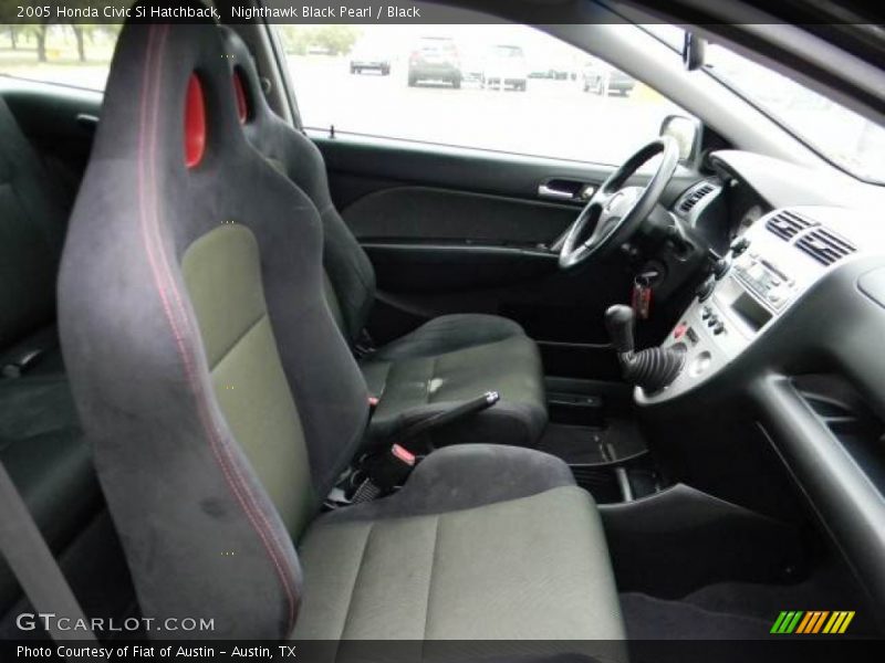 Nighthawk Black Pearl / Black 2005 Honda Civic Si Hatchback
