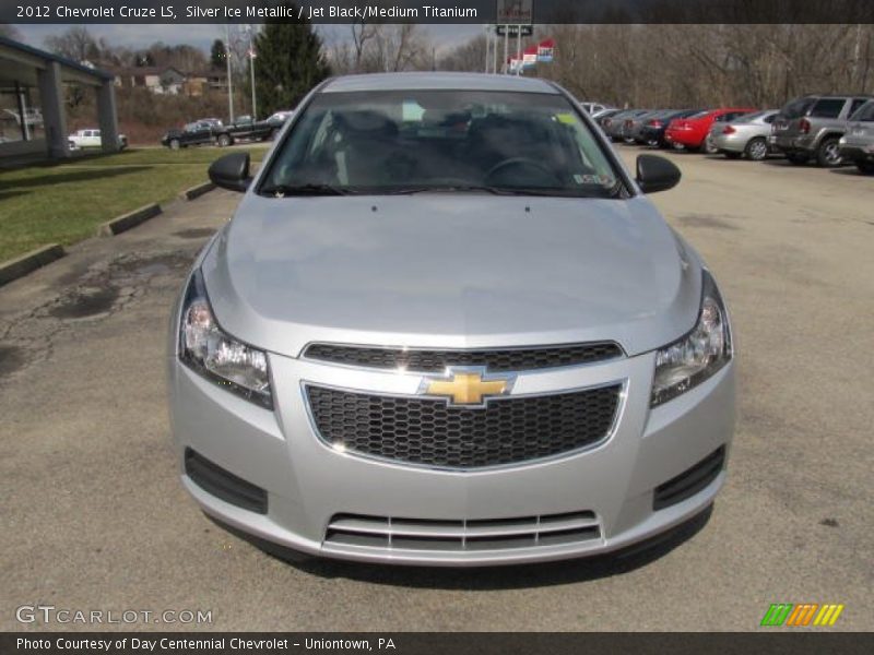Silver Ice Metallic / Jet Black/Medium Titanium 2012 Chevrolet Cruze LS