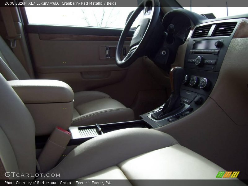Cranberry Red Metallic / Beige 2008 Suzuki XL7 Luxury AWD