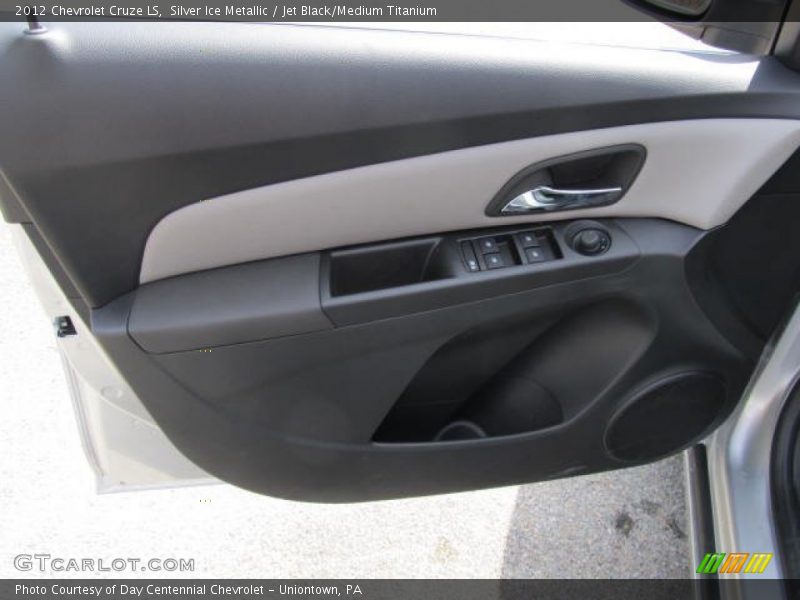 Silver Ice Metallic / Jet Black/Medium Titanium 2012 Chevrolet Cruze LS