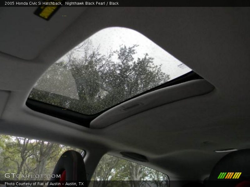 Nighthawk Black Pearl / Black 2005 Honda Civic Si Hatchback