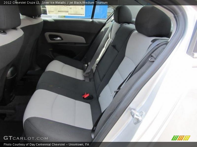 Silver Ice Metallic / Jet Black/Medium Titanium 2012 Chevrolet Cruze LS