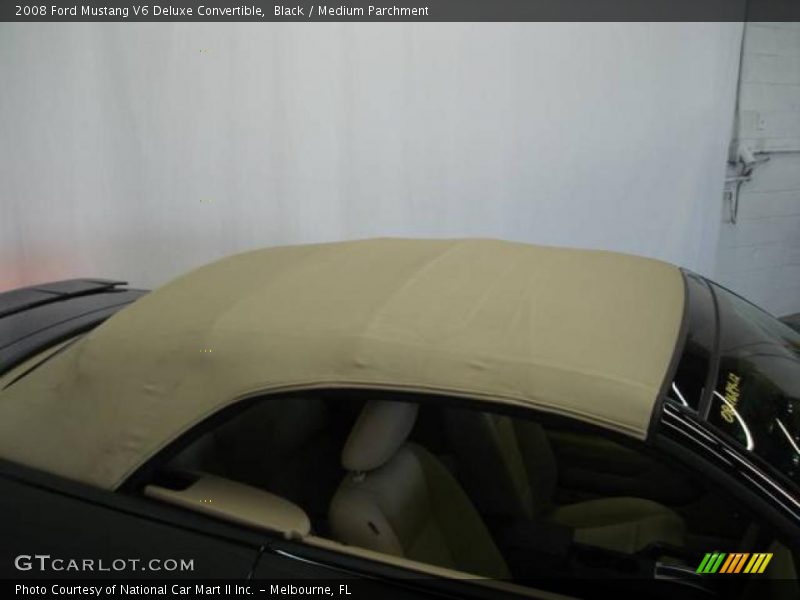 Black / Medium Parchment 2008 Ford Mustang V6 Deluxe Convertible