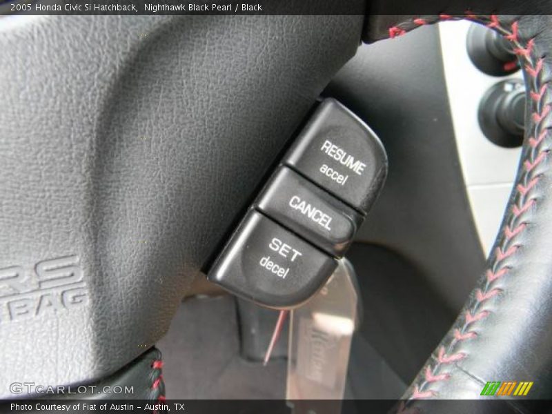 Nighthawk Black Pearl / Black 2005 Honda Civic Si Hatchback