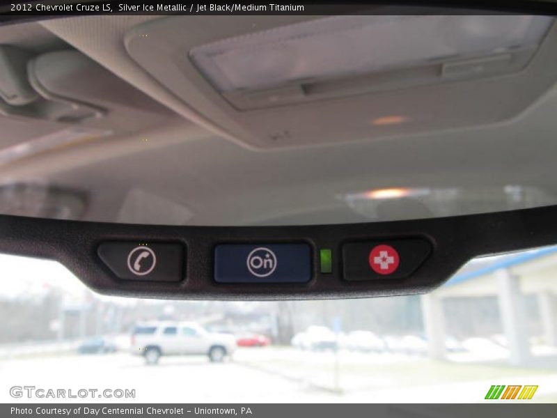 Silver Ice Metallic / Jet Black/Medium Titanium 2012 Chevrolet Cruze LS