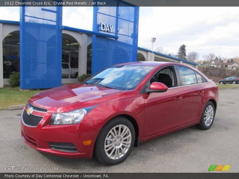 Crystal Red Metallic / Jet Black 2012 Chevrolet Cruze Eco