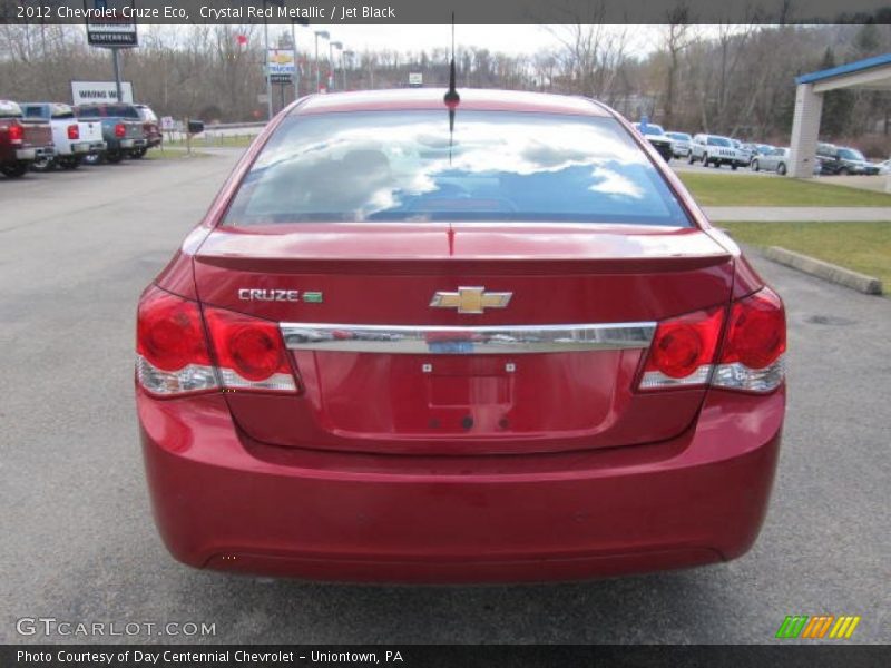 Crystal Red Metallic / Jet Black 2012 Chevrolet Cruze Eco