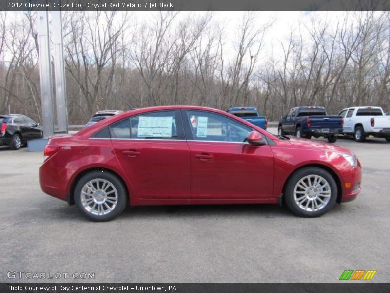 Crystal Red Metallic / Jet Black 2012 Chevrolet Cruze Eco