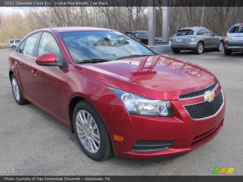 Crystal Red Metallic / Jet Black 2012 Chevrolet Cruze Eco