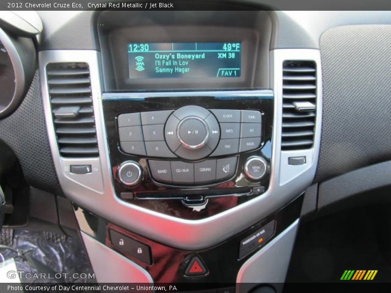 Crystal Red Metallic / Jet Black 2012 Chevrolet Cruze Eco