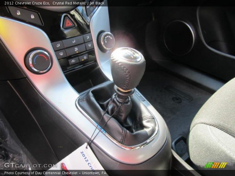 Crystal Red Metallic / Jet Black 2012 Chevrolet Cruze Eco