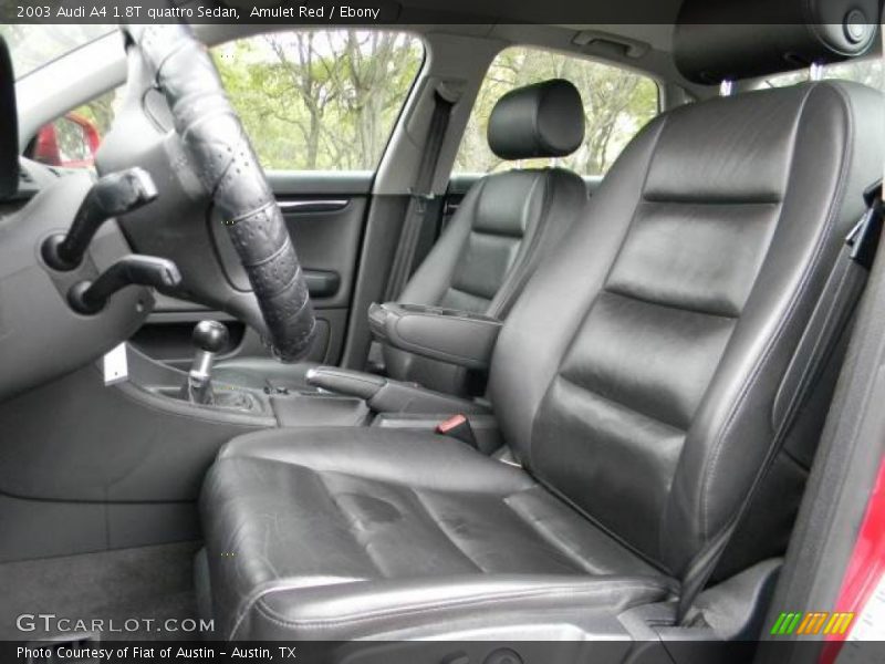 Amulet Red / Ebony 2003 Audi A4 1.8T quattro Sedan