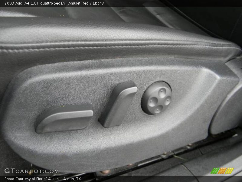Amulet Red / Ebony 2003 Audi A4 1.8T quattro Sedan