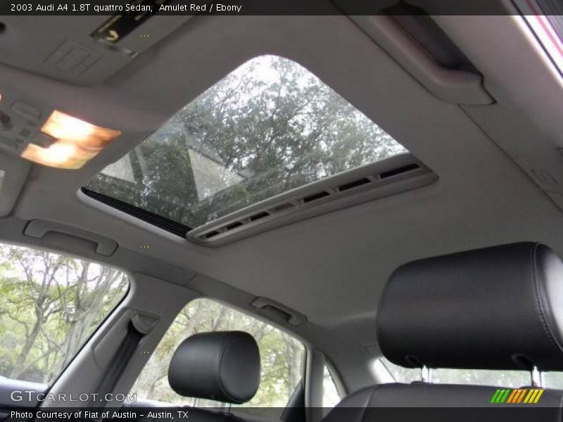Amulet Red / Ebony 2003 Audi A4 1.8T quattro Sedan
