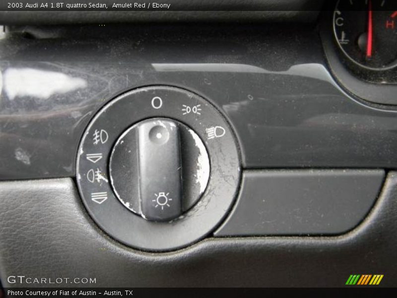 Amulet Red / Ebony 2003 Audi A4 1.8T quattro Sedan