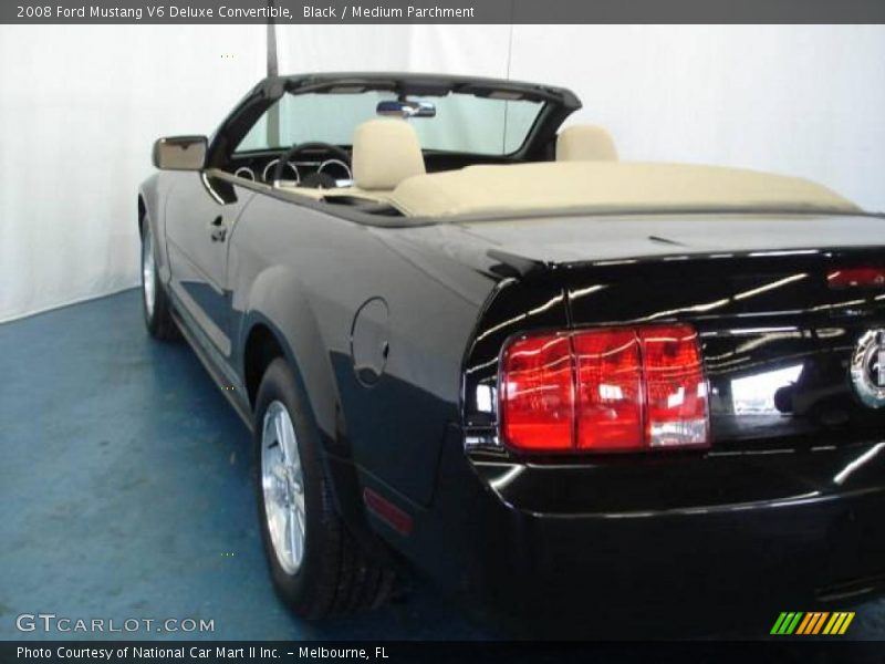 Black / Medium Parchment 2008 Ford Mustang V6 Deluxe Convertible