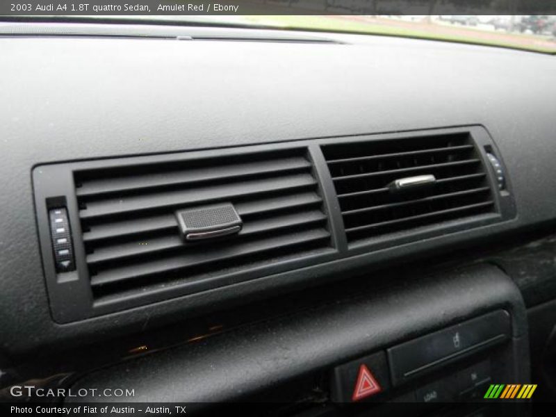 Amulet Red / Ebony 2003 Audi A4 1.8T quattro Sedan