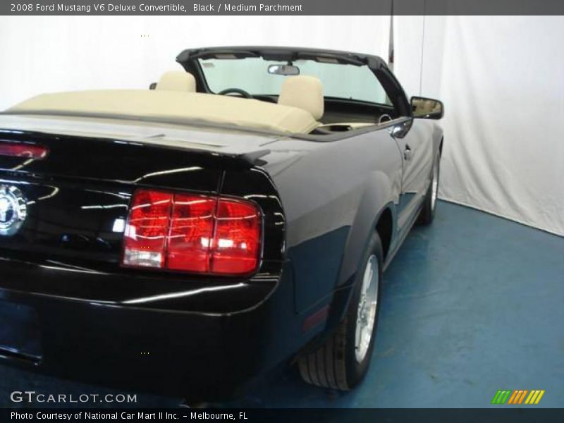 Black / Medium Parchment 2008 Ford Mustang V6 Deluxe Convertible