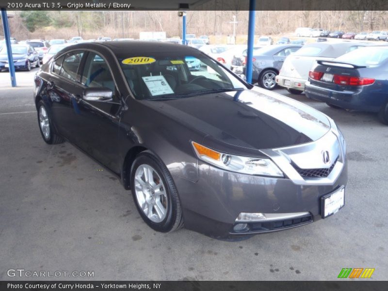 Grigio Metallic / Ebony 2010 Acura TL 3.5