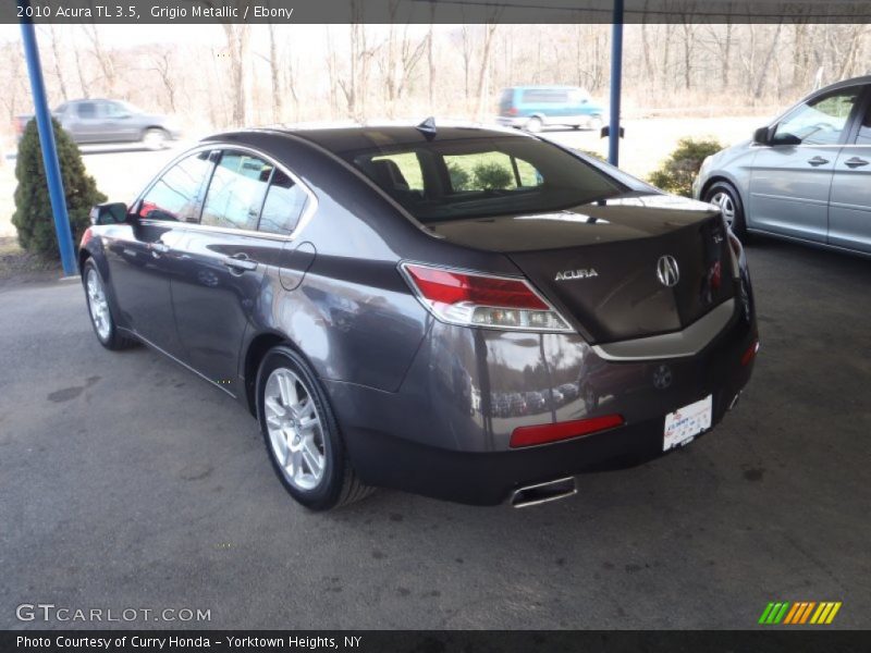 Grigio Metallic / Ebony 2010 Acura TL 3.5