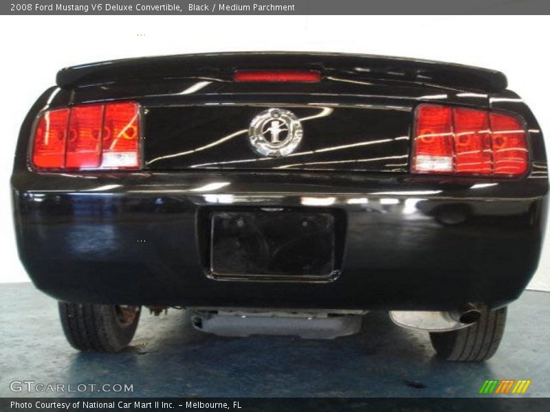 Black / Medium Parchment 2008 Ford Mustang V6 Deluxe Convertible