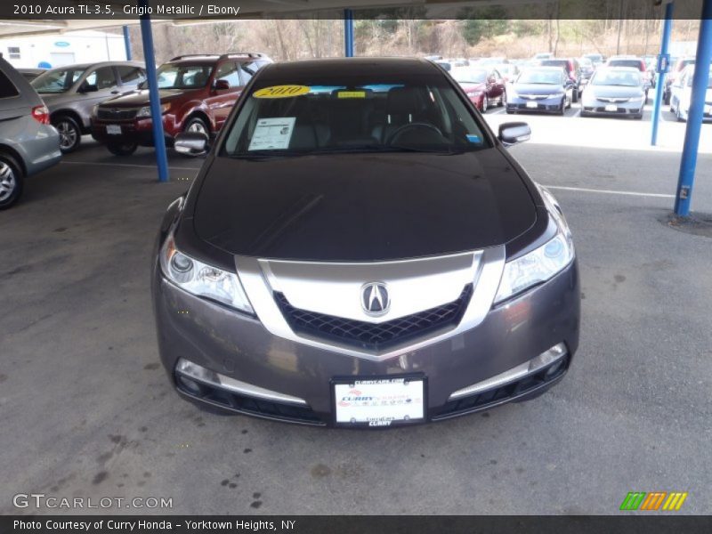 Grigio Metallic / Ebony 2010 Acura TL 3.5