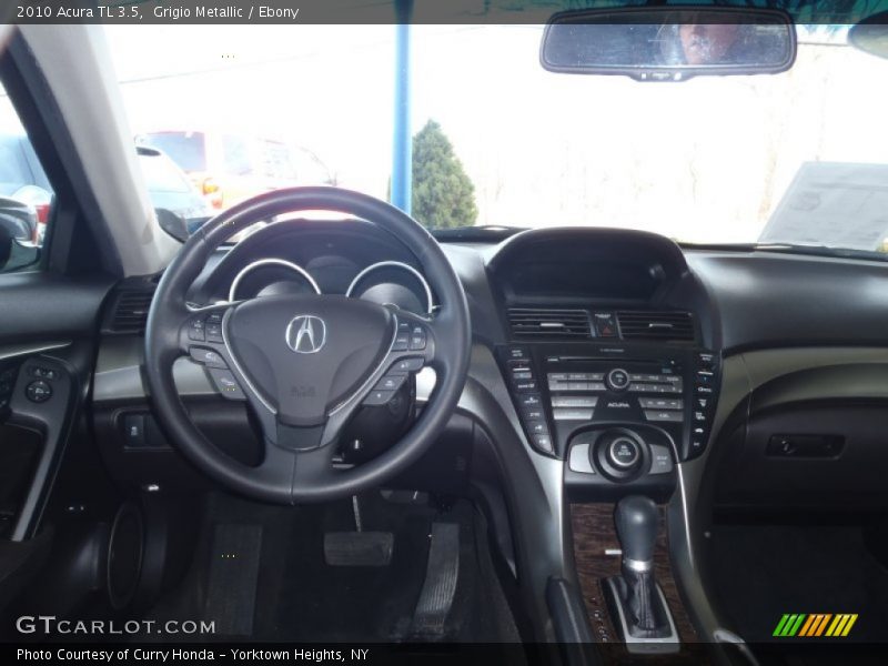 Grigio Metallic / Ebony 2010 Acura TL 3.5