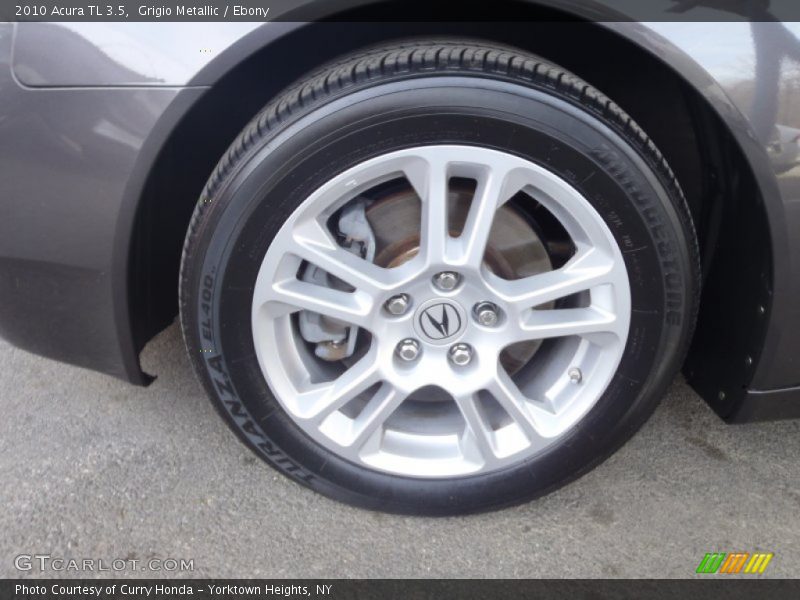 Grigio Metallic / Ebony 2010 Acura TL 3.5