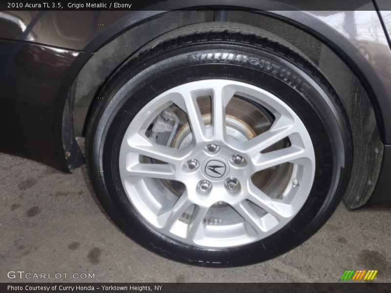 Grigio Metallic / Ebony 2010 Acura TL 3.5