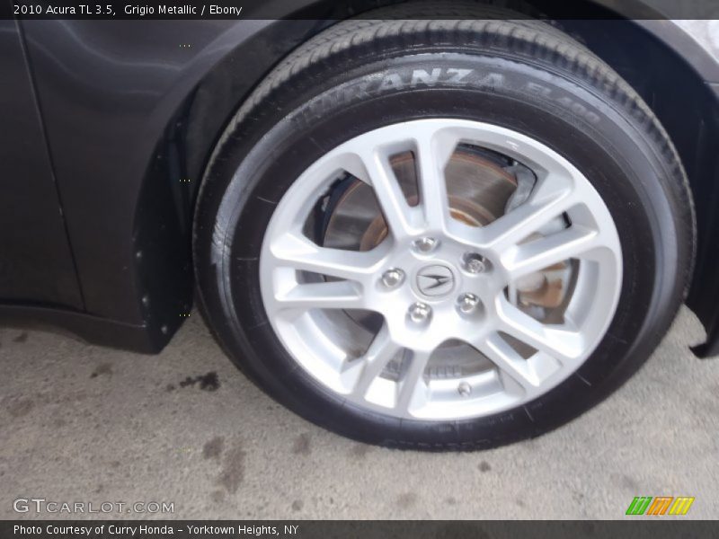 Grigio Metallic / Ebony 2010 Acura TL 3.5