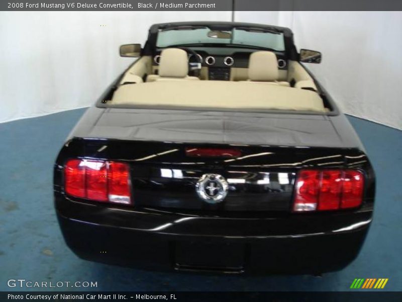 Black / Medium Parchment 2008 Ford Mustang V6 Deluxe Convertible