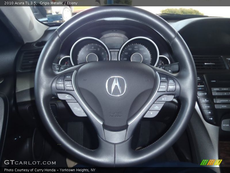 Grigio Metallic / Ebony 2010 Acura TL 3.5