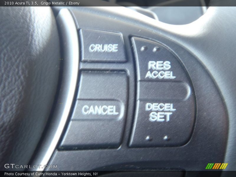 Grigio Metallic / Ebony 2010 Acura TL 3.5