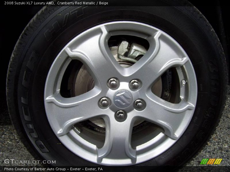Cranberry Red Metallic / Beige 2008 Suzuki XL7 Luxury AWD
